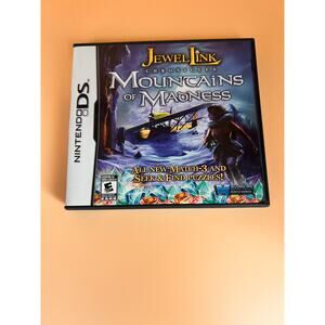 Jewel Link Chronicles Mountains of Madness Nintendo DS Puzzle Game
